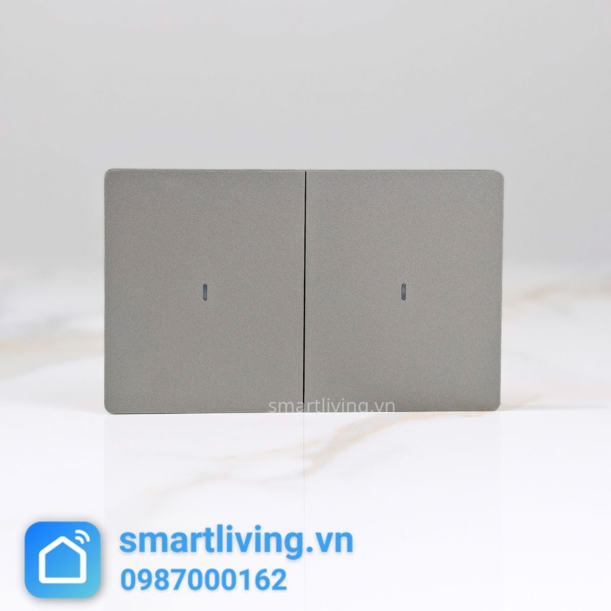 Công tắc thông minh nút cơ Zigbee Tuya Chữ Nhật