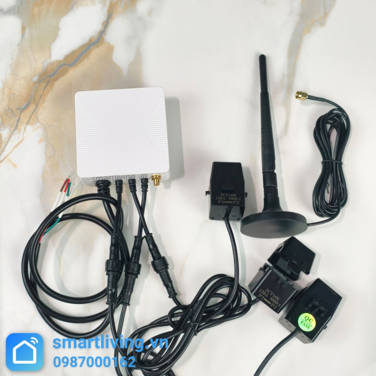 Công tơ điện tử thông minh 1 pha 3 pha Wifi Tuya Smartlife CT dòng đo gián tiếp