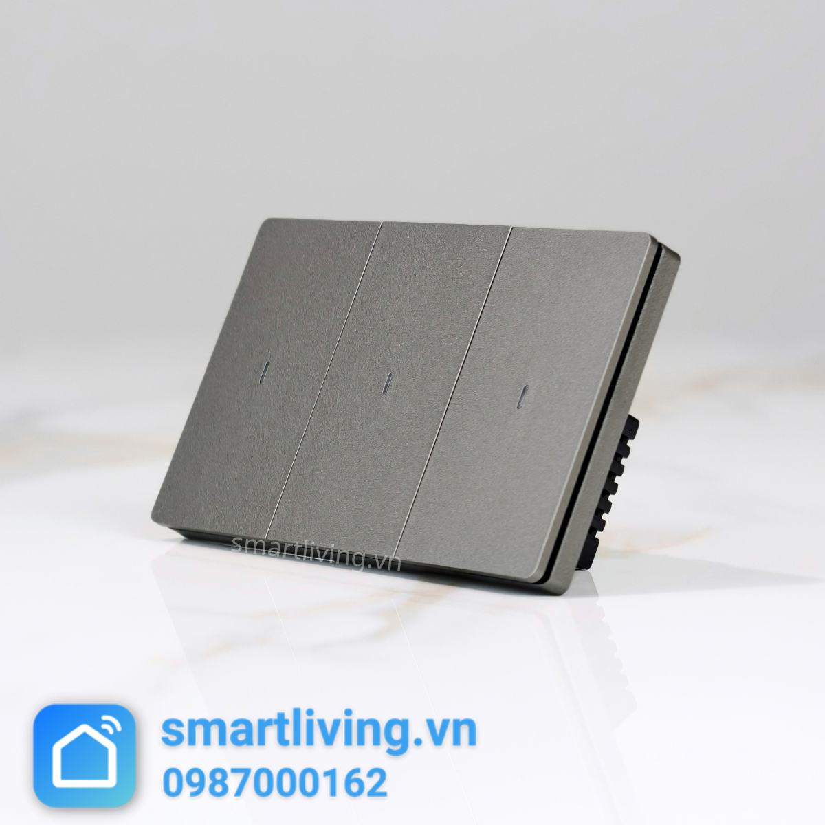 Công tắc thông minh nút cơ Zigbee Tuya Chữ Nhật