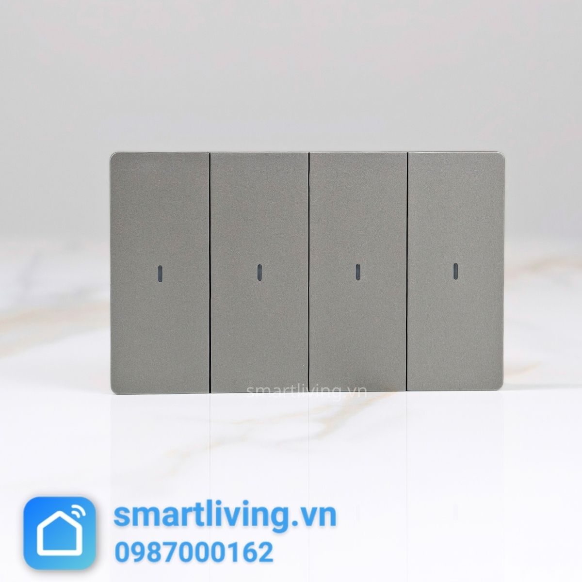 Công tắc thông minh nút cơ Zigbee Tuya Chữ Nhật