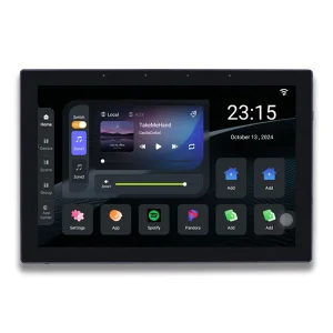Màn hình điều khiển trung tâm Zigbee Tuya 10 inch âm thanh 2 vùng