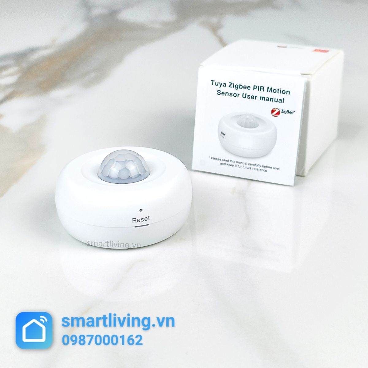 Cảm biến chuyển động tròn gắn trần Zigbee Tuya