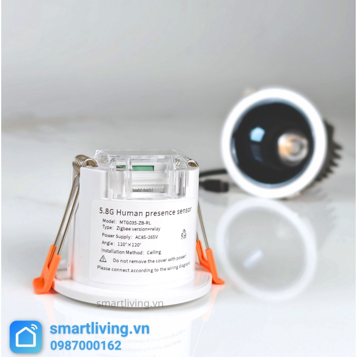Cảm biến hiện diện Human Presence Zigbee Tuya âm trần