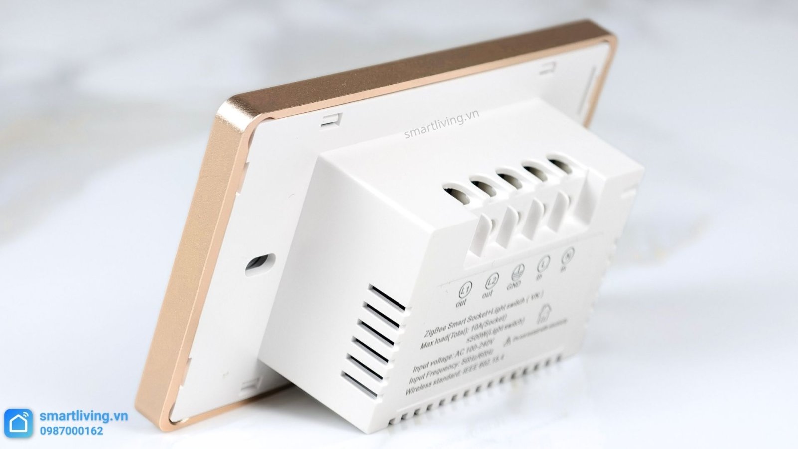 Công tắc 2 nút + Ổ cắm Zigbee sau nghiên