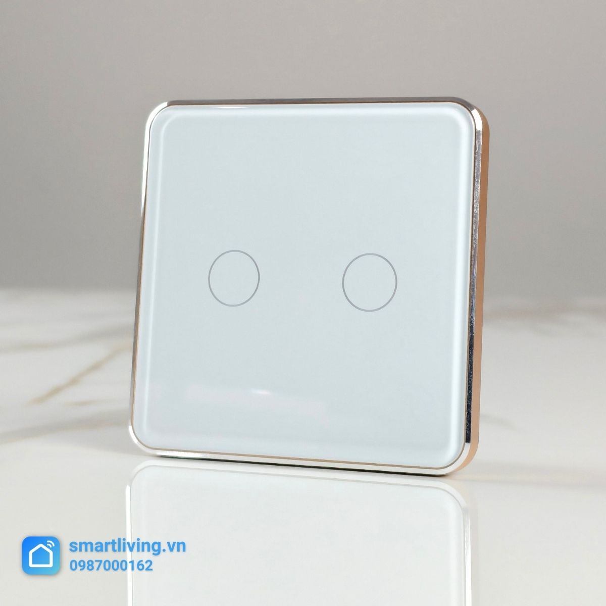 Công tắc thông minh mặt kính cảm ứng Zigbee Tuya Mặt Vuông