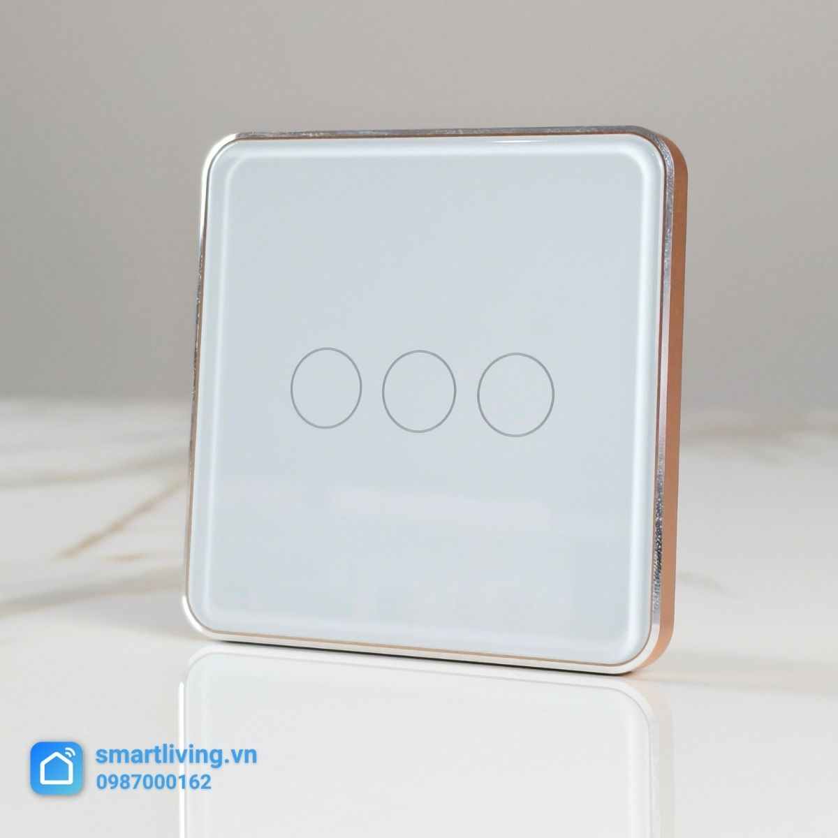 Công tắc thông minh mặt kính cảm ứng Zigbee Tuya Mặt Vuông