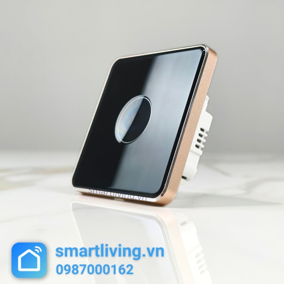 Công tắc thông minh Zigbee Tuya Mặt Vuông Lõm