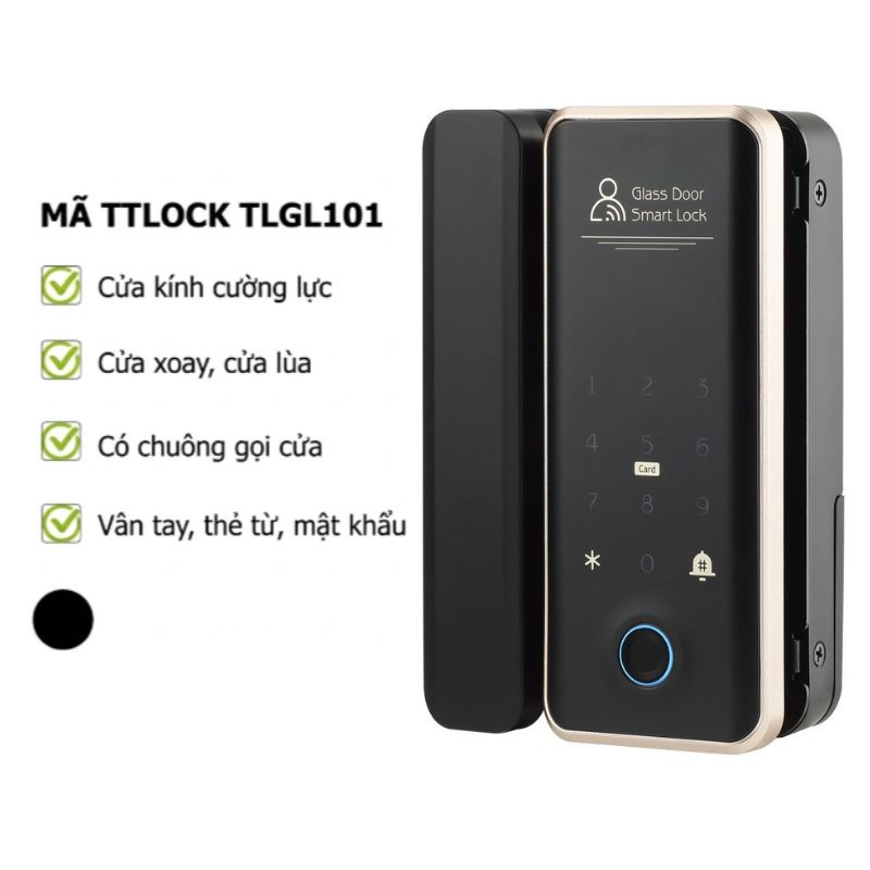 Khóa cửa kính cường lực TTLock TLGL101