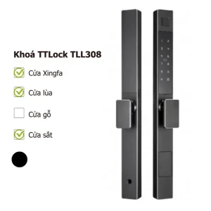 Khoá vân tay TTLock TLL308 Nhôm CNC - Tay Tròn