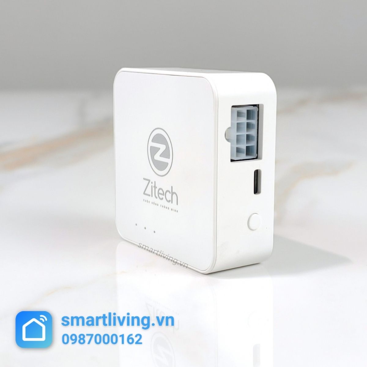 Hộp điều khiển cửa cuốn thông minh Tuya SmartLife Zitech Box Wifi