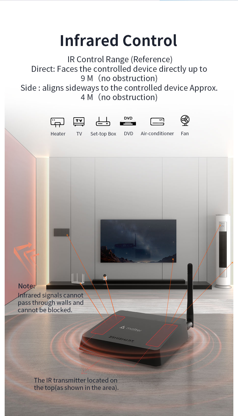 Trung tâm Hub Zigbee M1 Pro tương thích Matter Apple Homekit điều khiển hồng ngoại