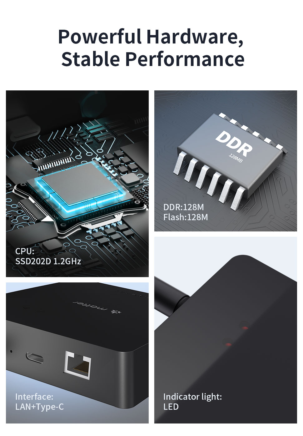 Trung tâm Hub Zigbee M1 Pro tương thích Matter Apple Homekit phần cứng