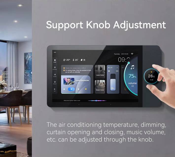 Màn hình điều khiển trung tâm Zigbee Tuya có âm thanh đa vùng