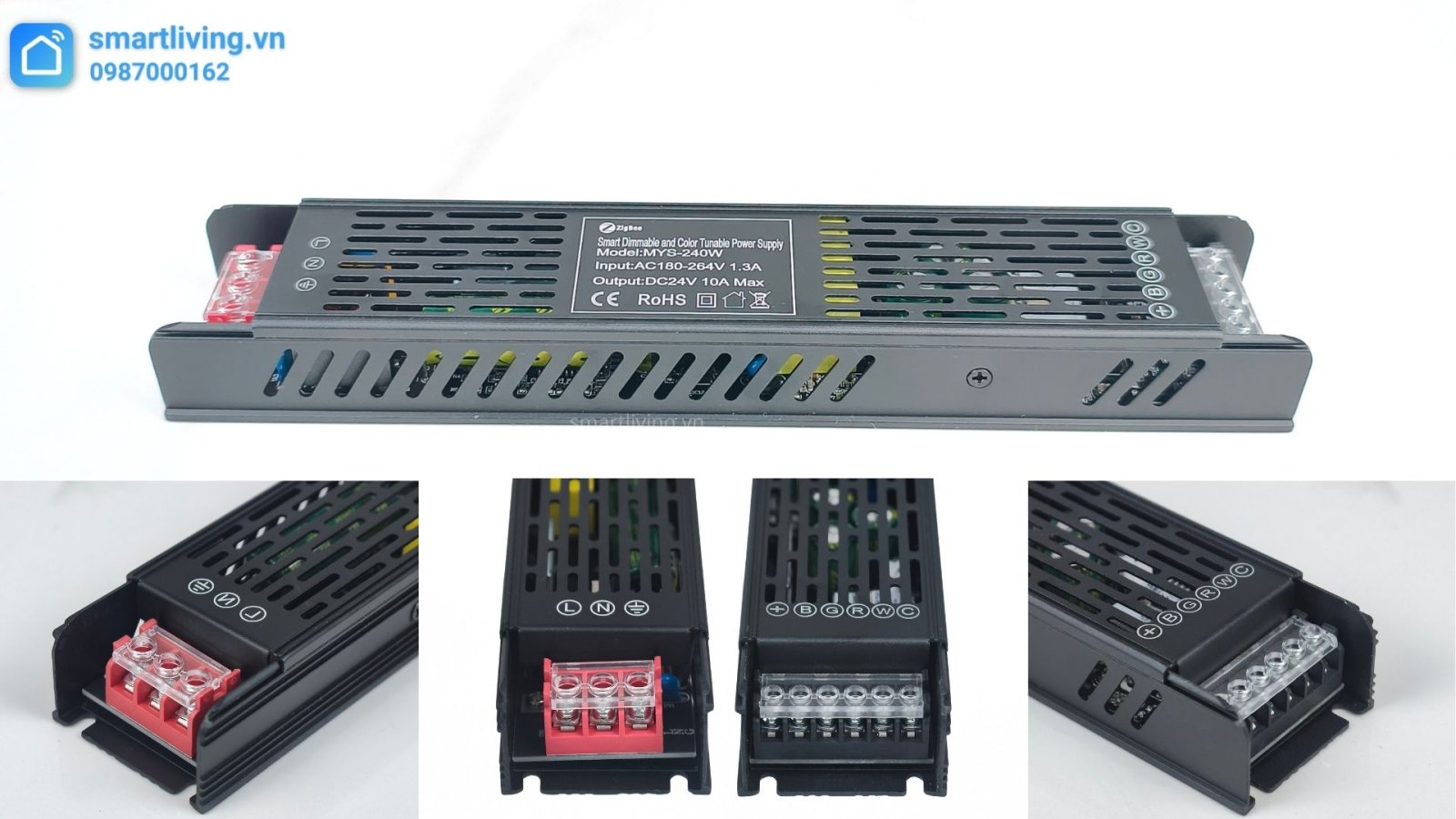 Nguồn LED dây thông minh Zigbee rgb 240w 1.3a