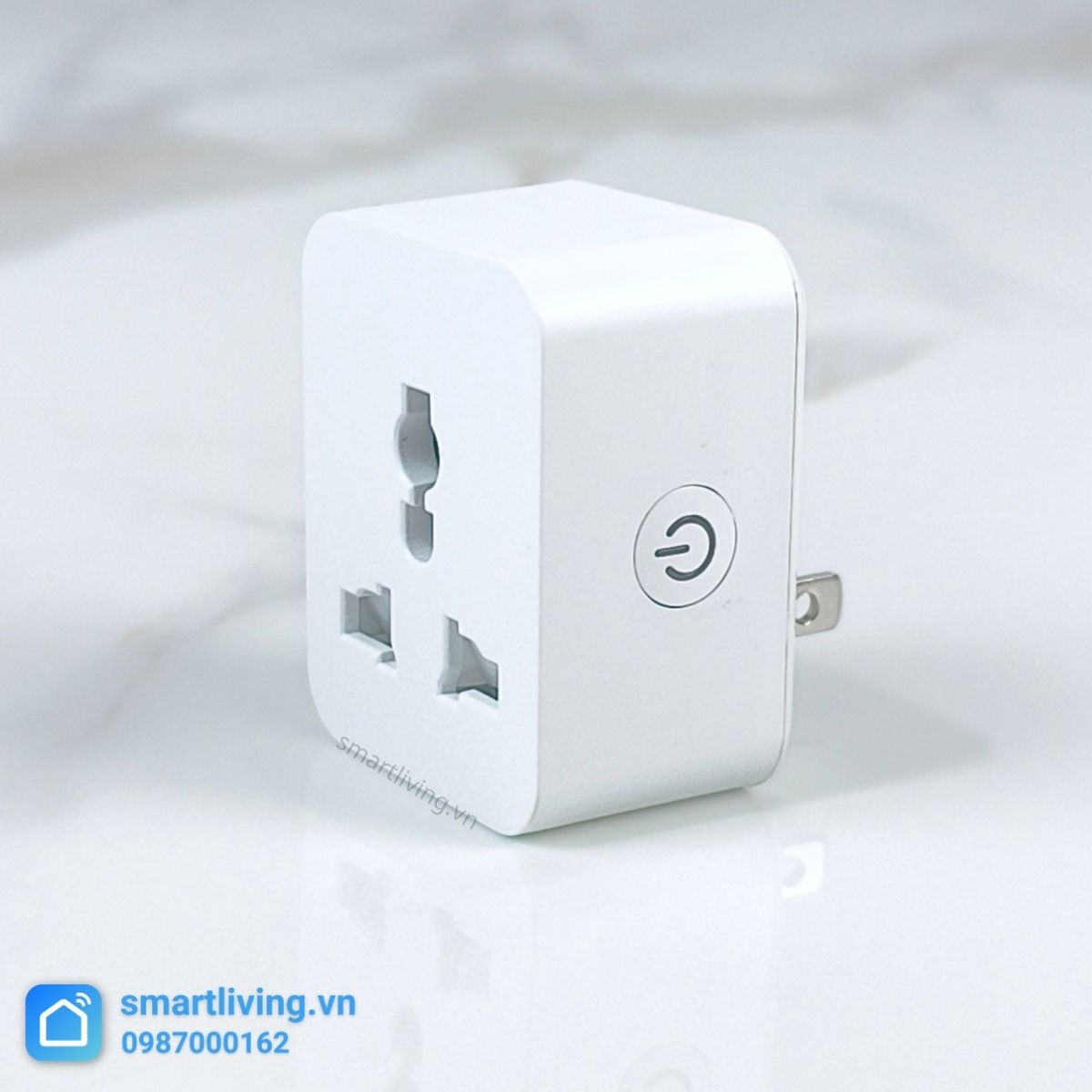 Ổ cắm đơn Tuya Wifi đo điện tiêu thụ nghiên