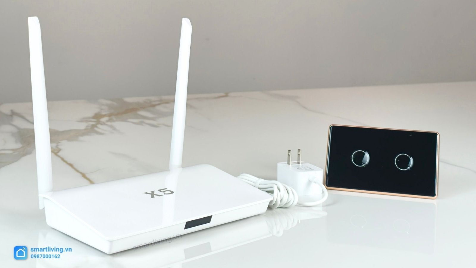 Trung tâm Hub X5 Zigbee – Bluetooth - Lan hub, sạc, ct