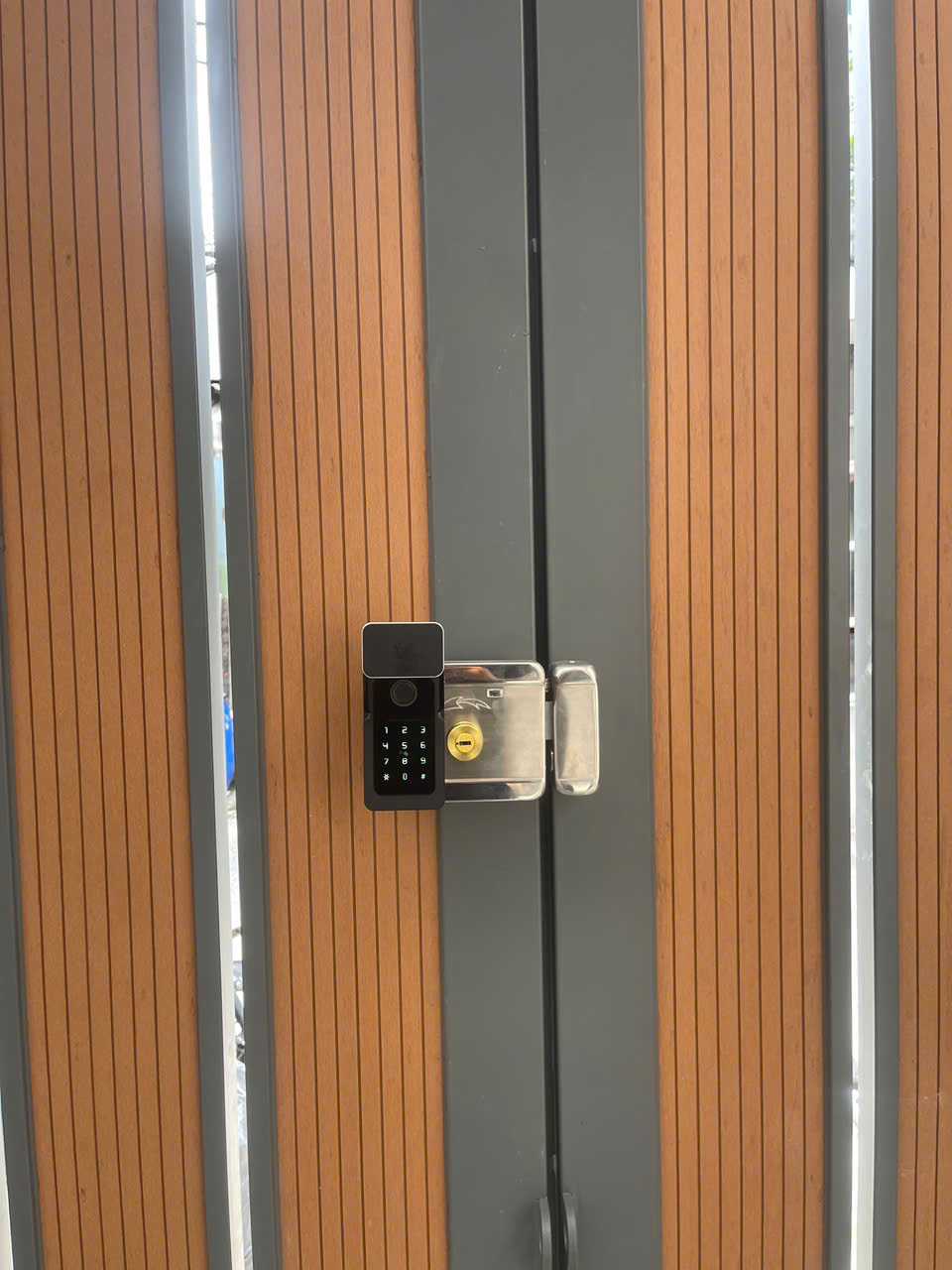 Khoá cửa cổng TTLOCK TLGA106-2S vân tay 2 mặt