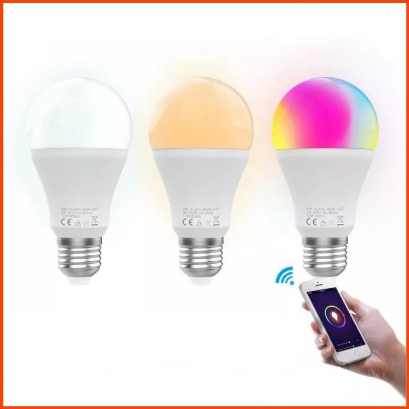 Đèn Led Bulb RGB Tuya thông minh 16 triệu màu kết nối Wifi - Smarthome  Smartliving